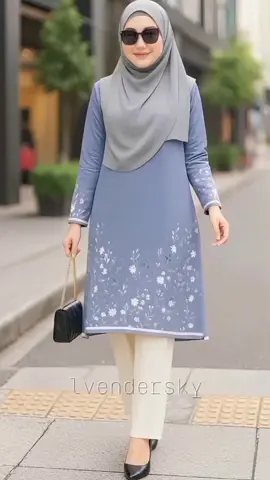 blouse muslimah labuh bercorak cantik sangat dan selesa #jerseylabuh#blousemuslimah#jerseywanita#blousemurah#outfit#OOTD#trending#fyp 