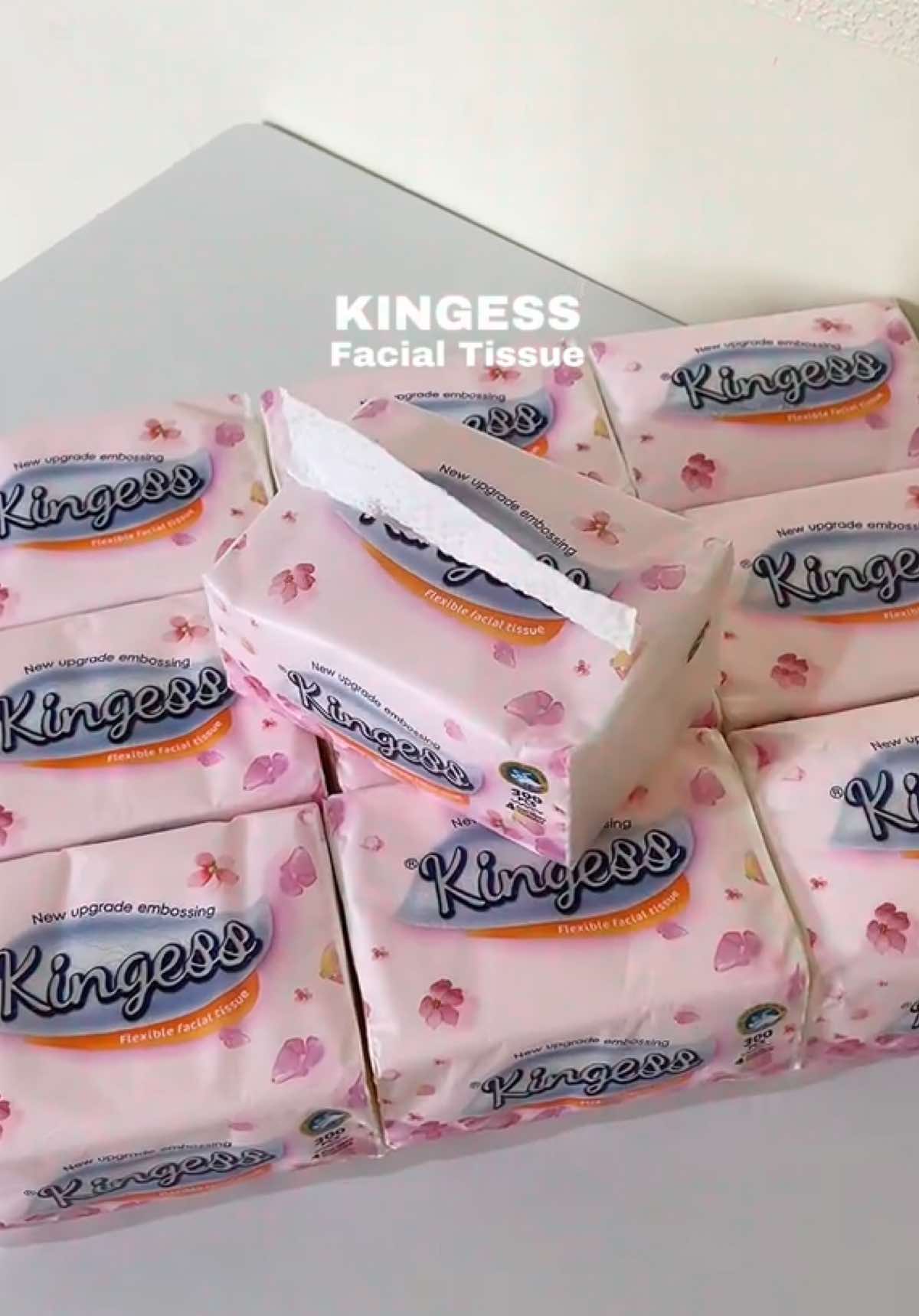 Kung ayaw mong nagkakatigyawat, gumamit kana nitong facial tissue na to! super affordable lang, meron ka ng 10 packs and 300 sheets per pack, super sulit na! 🤩💓 #tissue #facialtissue #kingesstissue #tissuepaper #4plytissue 