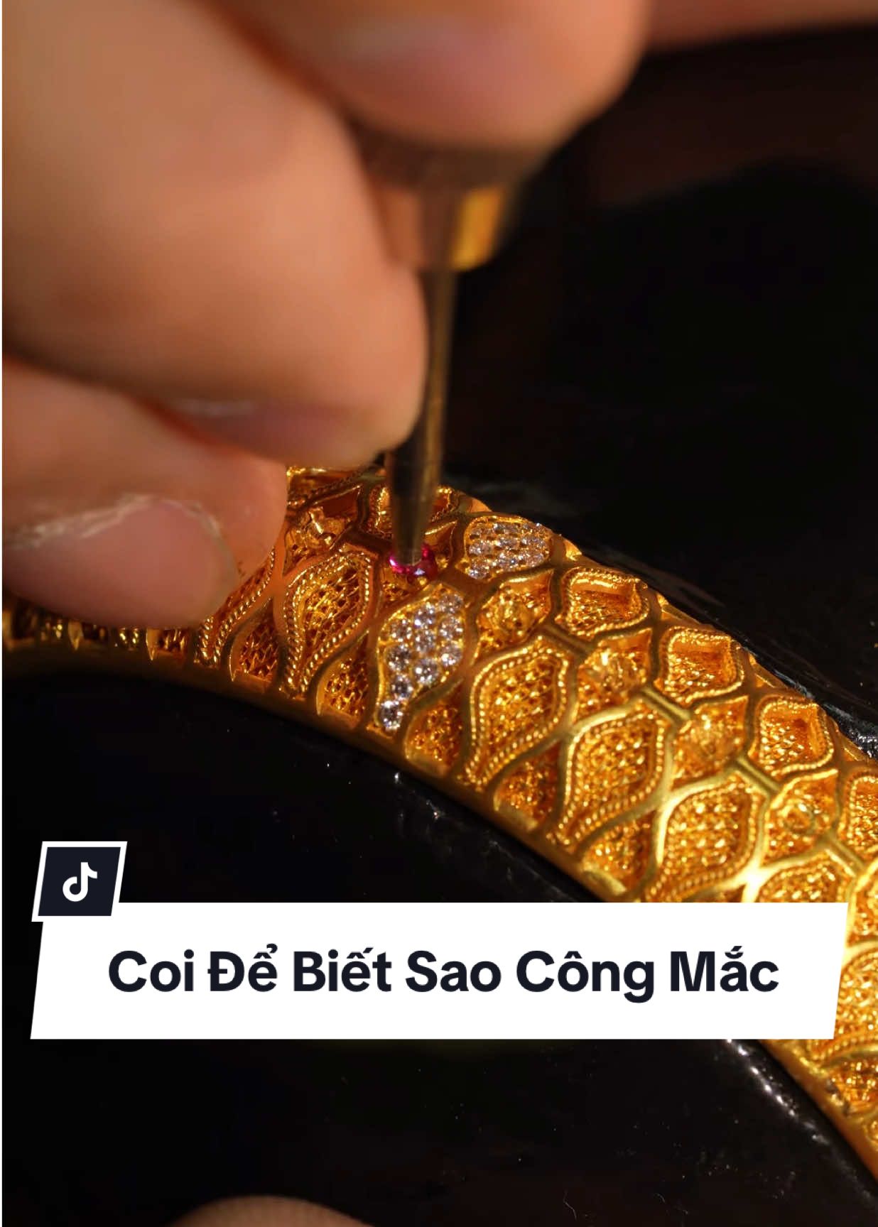 Coi Để Biết Sao Công Mắc  #congtyvangbacgiabao #giabaojewelry #gold #xuhuong #jewelry 