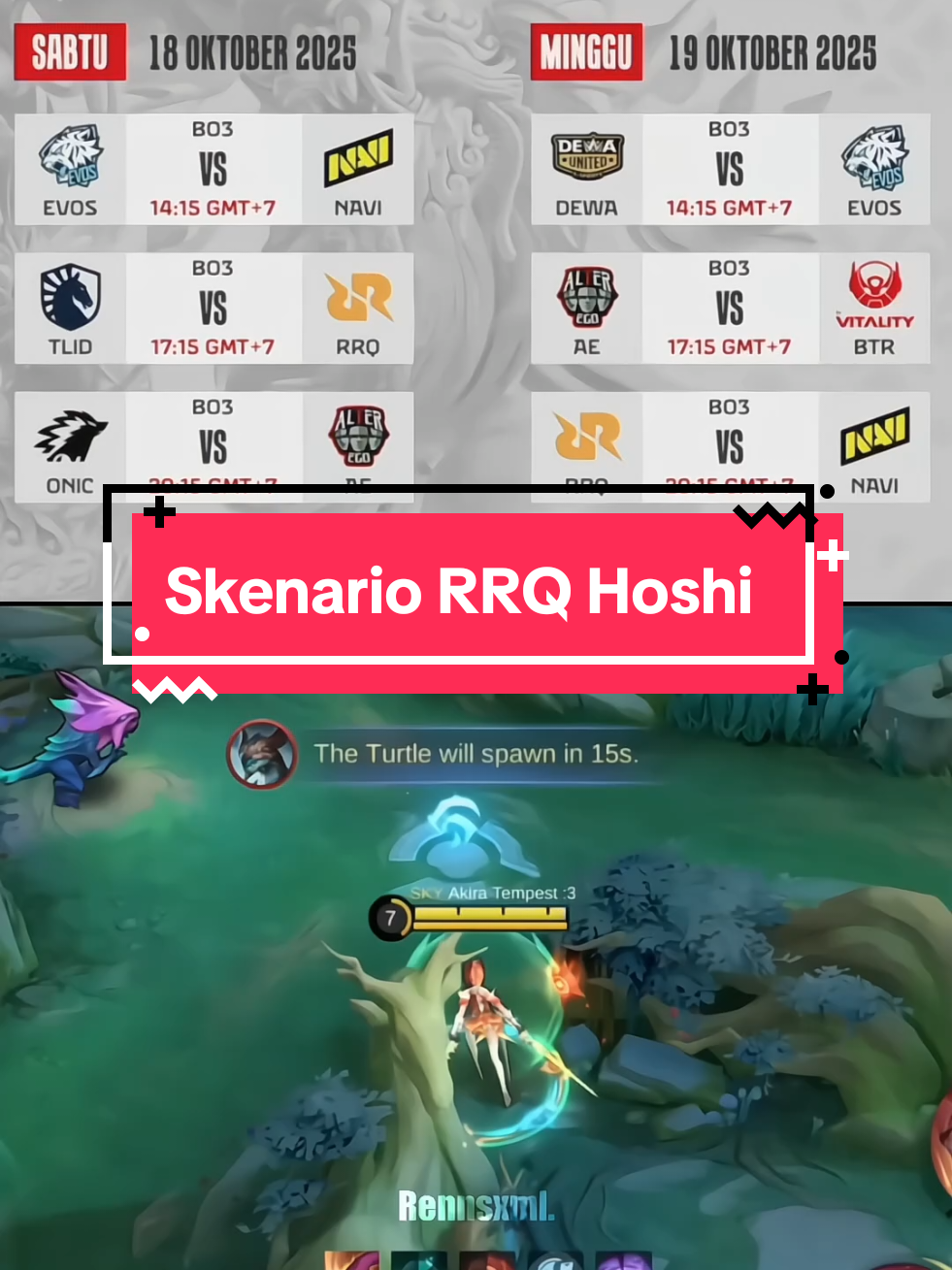 Skenario RRQ lolos playoff😱😱 #rrqhoshi #MLBB9TH #MLBB #planofpublisher 