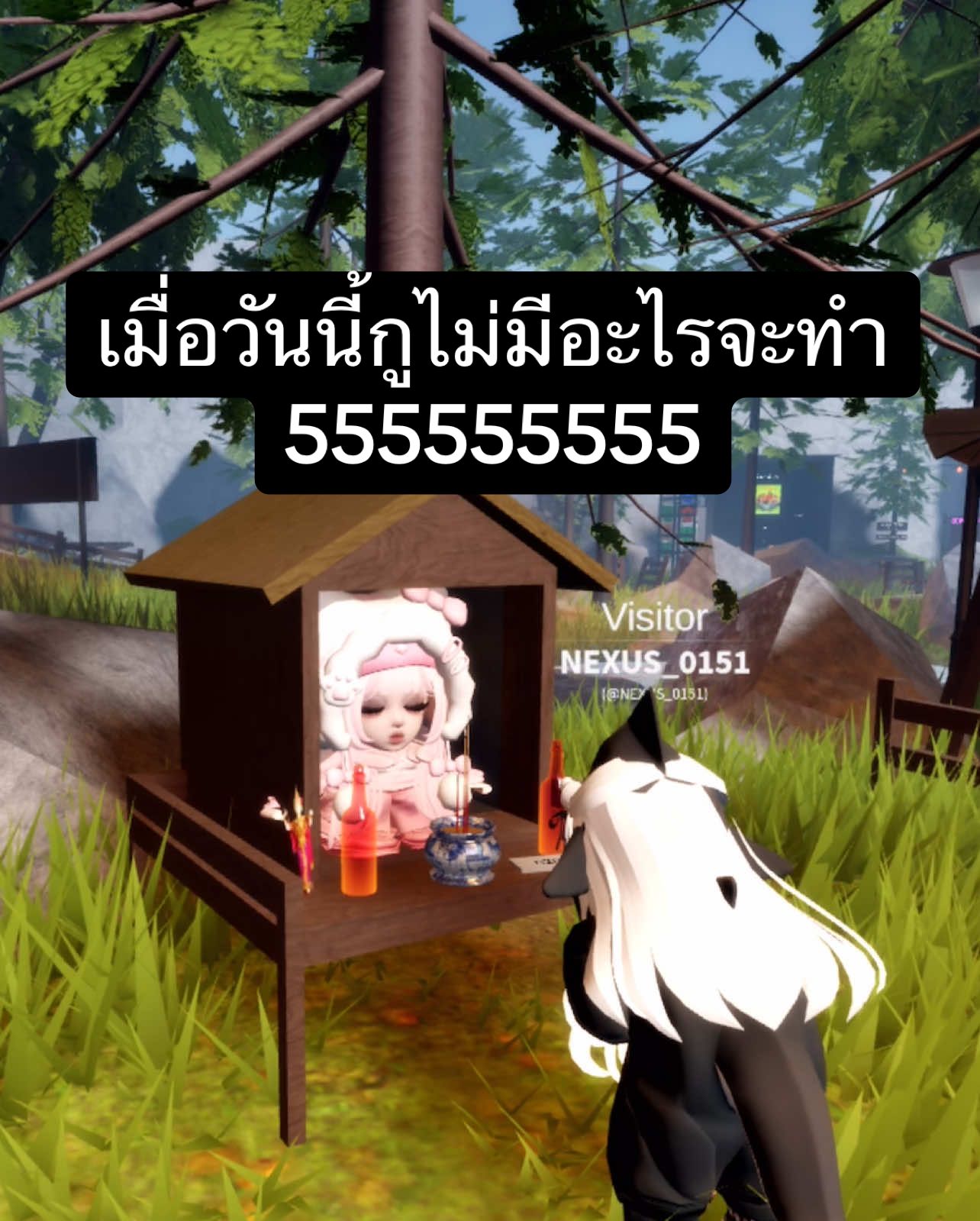 ไหว้พระ ไหว้เจ้า เถอะลูก 55555 มึงแล้วคือกูชอบ มันไหว้กูจริงๆด้วย 🤣🤣#roblox #robloxfyp #โรบอก #robloxgames #robloxstory 