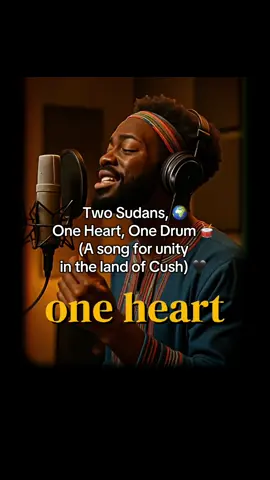 Two Sudans, One Heart, One Drum 🥁  From the Nile to Darfur, from Khartoum to Juba,  this is a song for every tribe, every language, every heart that still beats for peace. ✊🏿🌍 Two Sudans, one heart, one drum. #Sudan #sudanese_tiktok #southsudanesetiktokers🇸🇸🇸🇸🇸🇸 #africanmusic #oneafrica 