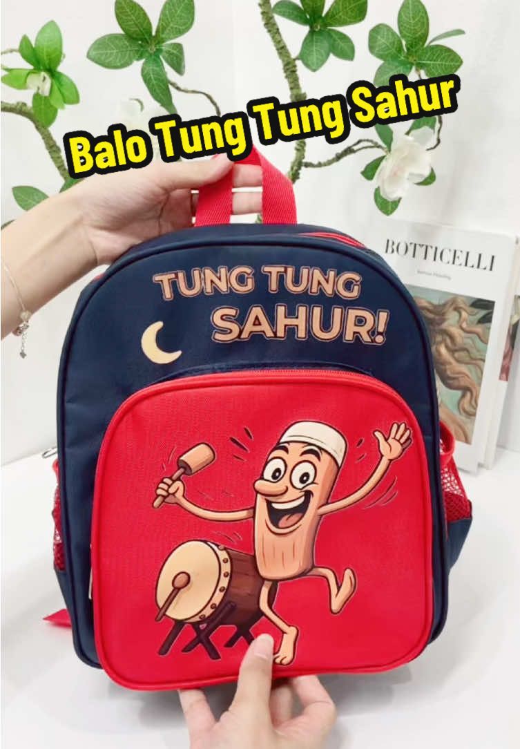 Balo cho bé mầm non Tung Tung Sahur #balochobe #balodihoc #balomannon #balochobetrai #balochobegai 