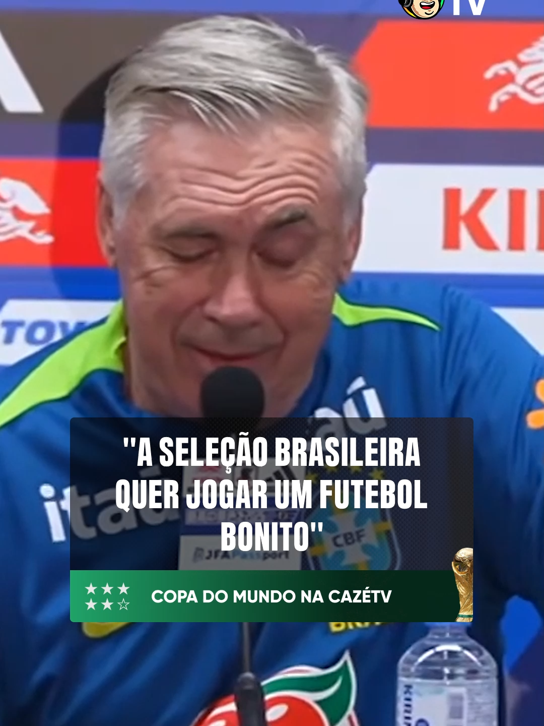 VOCÊ TAMBÉM TÁ SENTINDO QUE VOLTAMOS A JOGAR FUTEBOL DO 𝙉𝙊𝙎𝙎𝙊 𝙅𝙀𝙄𝙏𝙊? ANCELOTTI FALOU SOBRE A SELEÇÃO BRASILEIRA QUERER ''JOGAR BONITO''. É O JEITINHO BRASILEIRO, NÃO TEM COMO! 🇧🇷🇧🇷🇧🇷  #CoberturaCazéTV #FutebolBrasileiro #Brasil #SeleçãoBrasileira #Coletiva #Ancelotti