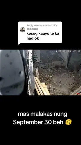 Replying to @mommy.ana.27 mas malakas to beh #earthquake 