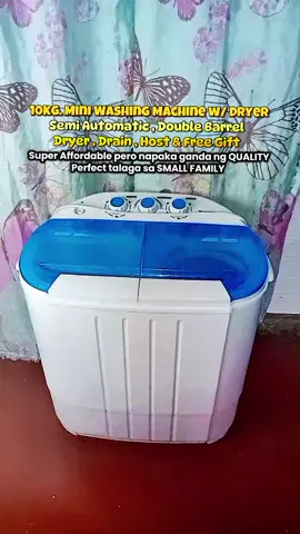 10kg. Mini Washing Machine with Dryer Double Barrel Semi Automatic #miniwashingmachinewithdryer #miniwashingmachine #washingmachinewithdryer #washingmachine #homefunwashingmachine 