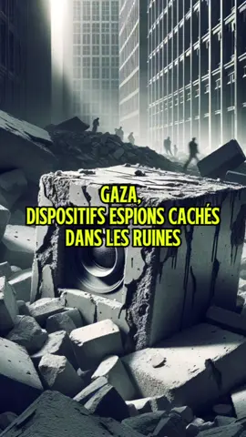 Des habitants de Gaza ont retrouvé des dispositifs d’espionnage hautement sophistiqués, camouflés en pierres ou blocs de béton, dissimulés dans les ruines de leurs maisons détruites. Ces appareils, contenant caméras et micros, servaient à surveiller la population et la résistance palestinienne#Gaza #espionnage #militaire #actualité #fyp 