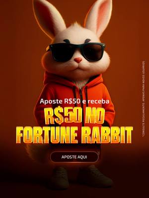O coelho da sorte está te esperando com bônus esclusivo!
