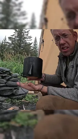 -15°F. Everything’s frozen except my will. #camping #outdoor #bushcraft #survival #outdoorcooking #campfirecooking #forestcooking #survivaltips #diycamping #tentlife #cooking #alaska 