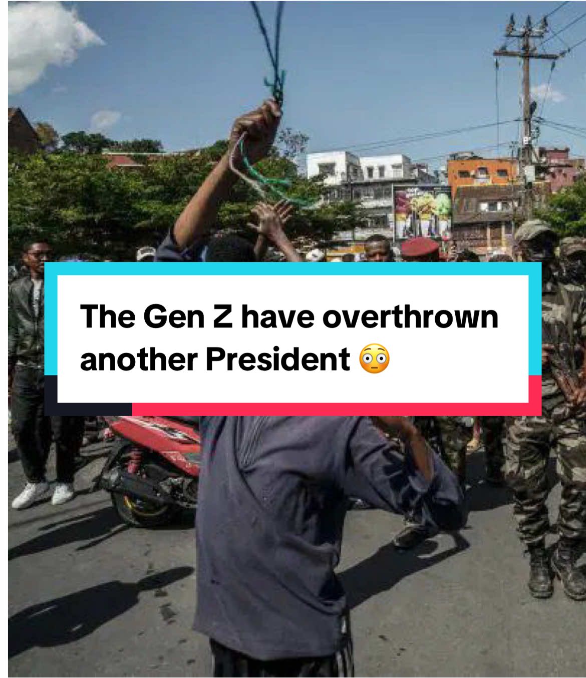 BREAKING NEWS: Soldiers in Madagascar have rejected an order to shoot protesters “They Are Our Friends, Brothers And Sisters” ~ Madagascar Soldiers Publicly Urge Colleagues, Police To ‘Refuse Orders’ To Shoot Protesters As Several Thousands Of Gen Zs March In The Capital, Insisting That The President Must Step Down Your thoughts on This #breakingnews #godsarmradio #update #tiktokuganda #news 