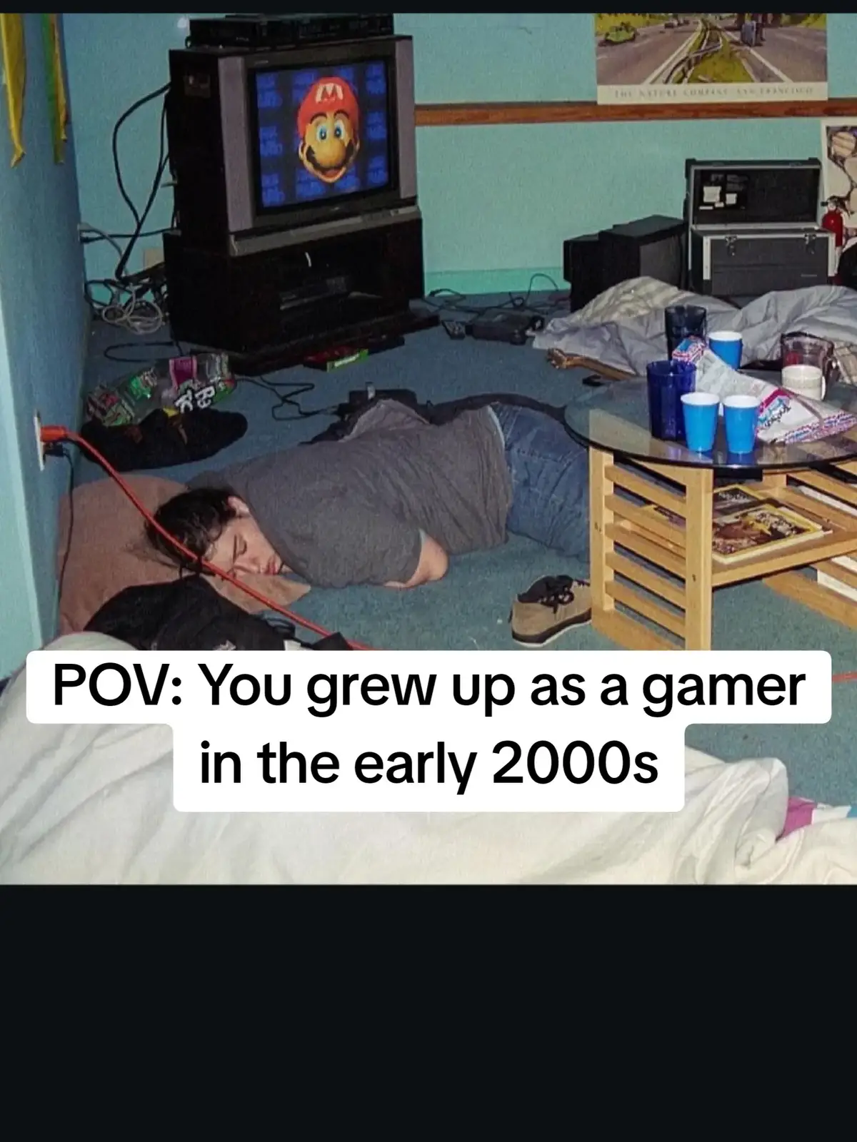 I'll never forget the first night's with my PS2 and witnessing Halo at such a young age. #gaming #nostalgia #nostalgiacore #retrogaming #early2000s 