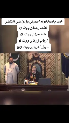 خیبرپختونخواہ اسمبلی وزیراعلیٰ الیکشن  لطف رحمان ووٹ 0 شاہ جہان ووٹ  0 ارباب زرخان ووٹ 0 سہیل آفریدی ووٹ 90#imrankhan #viral 