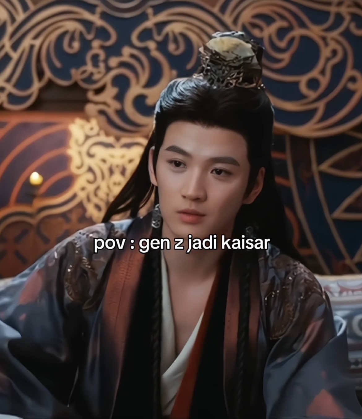kaisar gen Z😭 keknya gen z jg ga bakal gini gini amat deh, kaisar apaan yg maen ayunan sama kuda”an mana di dlm istana lagi😭✋🏻 g kuat bgt sama gebrakan fated hearts #qintianyu #fatedhearts #cdrama #dracin #fyp 