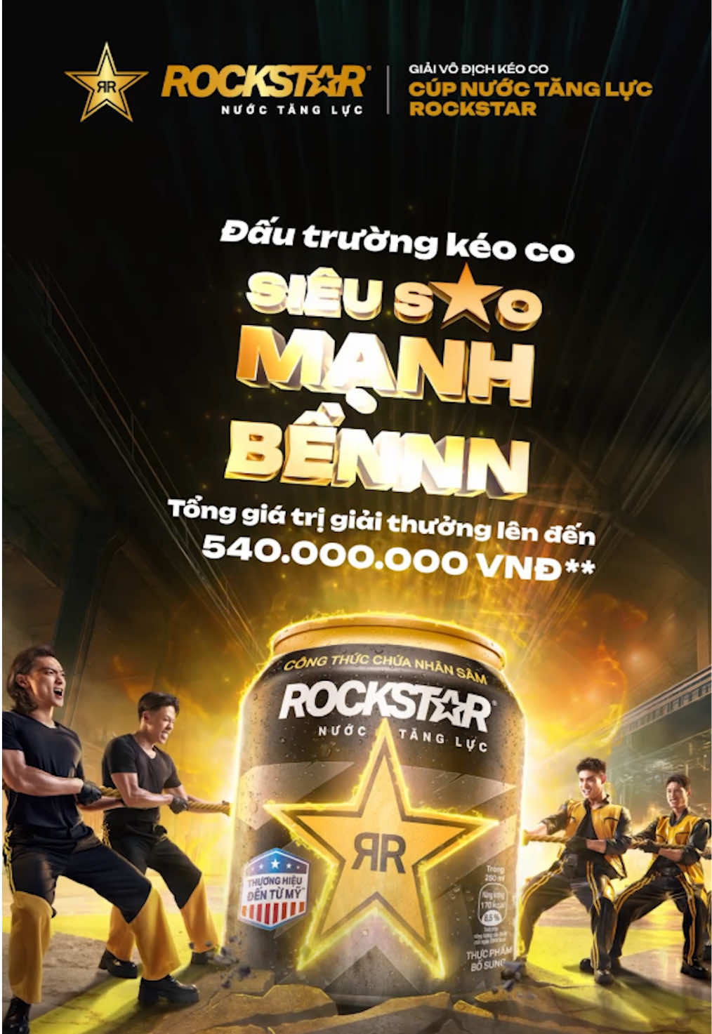 Đấu trường kéo co Rockstar - Siêu sao Mạnh Bền!