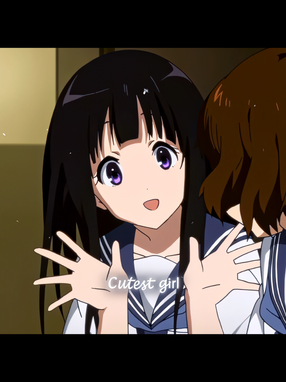 She's so adorable ❤️ #anime #hyuga #chitanda  #kanesq #hoshisq 