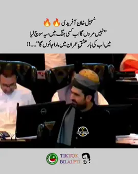 ‏’’نہیں مروں گا اب کسی جنگ میں، یہ سوچ لیا میں اب کی بار عشقٍ عمران میں مارا جائوں گا‘‘، سُہیل آفریدی کا خطاب سے پہلے شعر۔۔!!