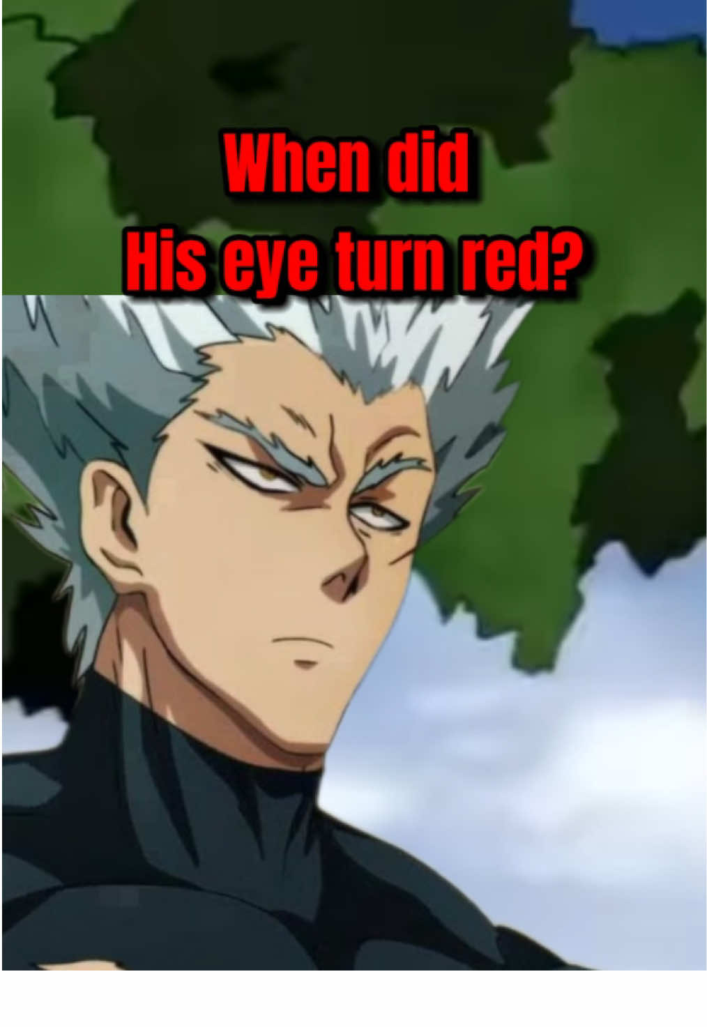 Why is Garous Eye & Hair RED??! (One Punchman) #animetheory #filmtheory #onepunchman #garou #garouonepunchman 