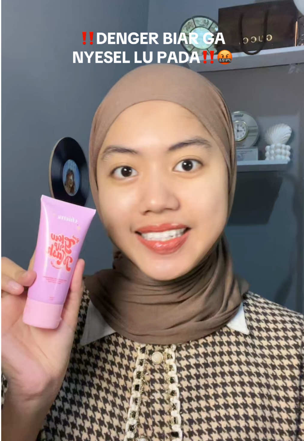 apalahhh ko bisa seviral ituu? #chiera #mask #pinkmask #glow 