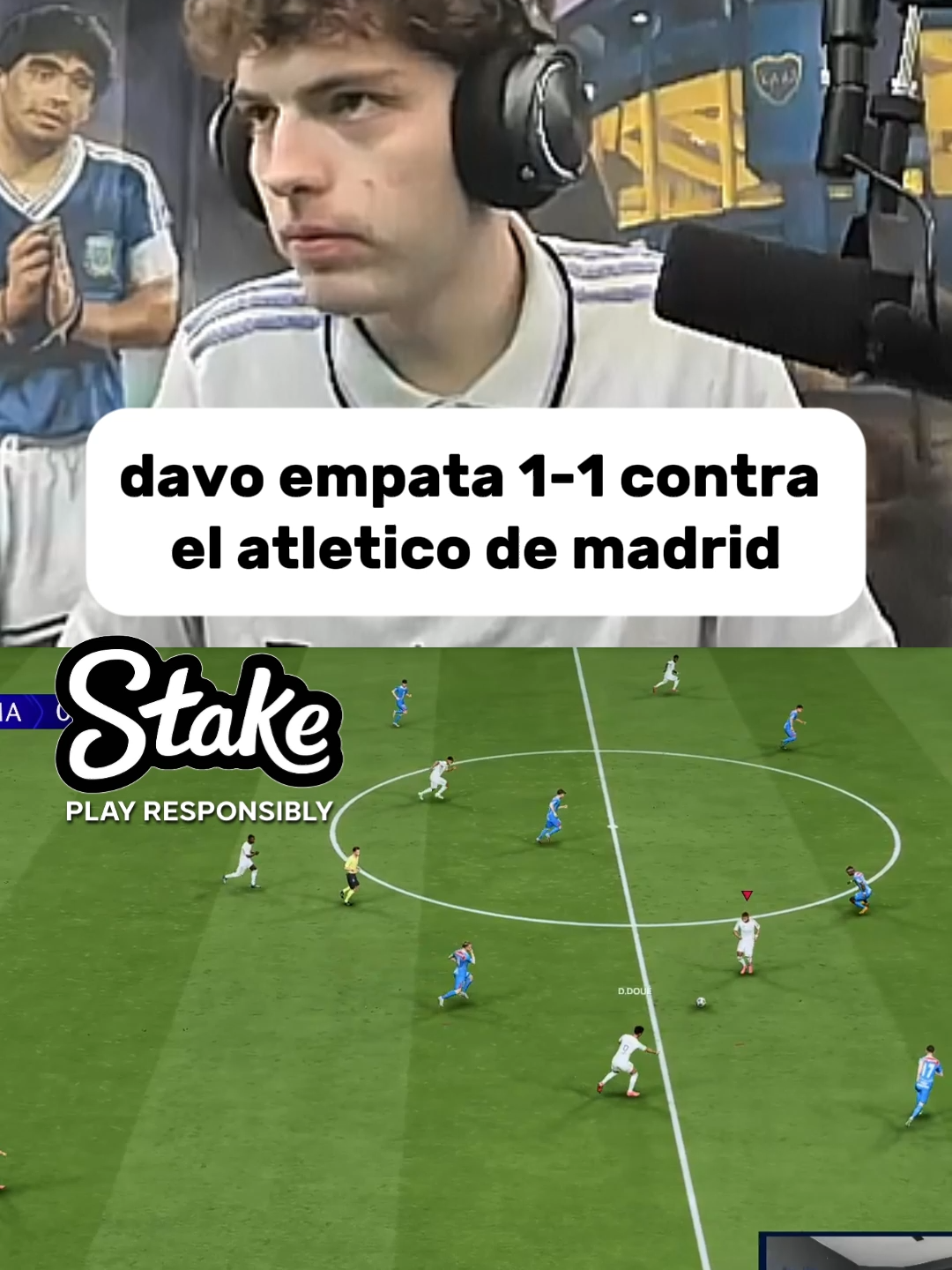 davo empata 1-1 contra el atletico de madrid #davooxeneize #lacobra #lacobraclips #fifa26 #cristiano #messi #davo #realmadrid #realmadridfc #argentina #peru #futbol #barcelona #venezuela #uruguay #españa #chile #paraguay #mexico #colombia