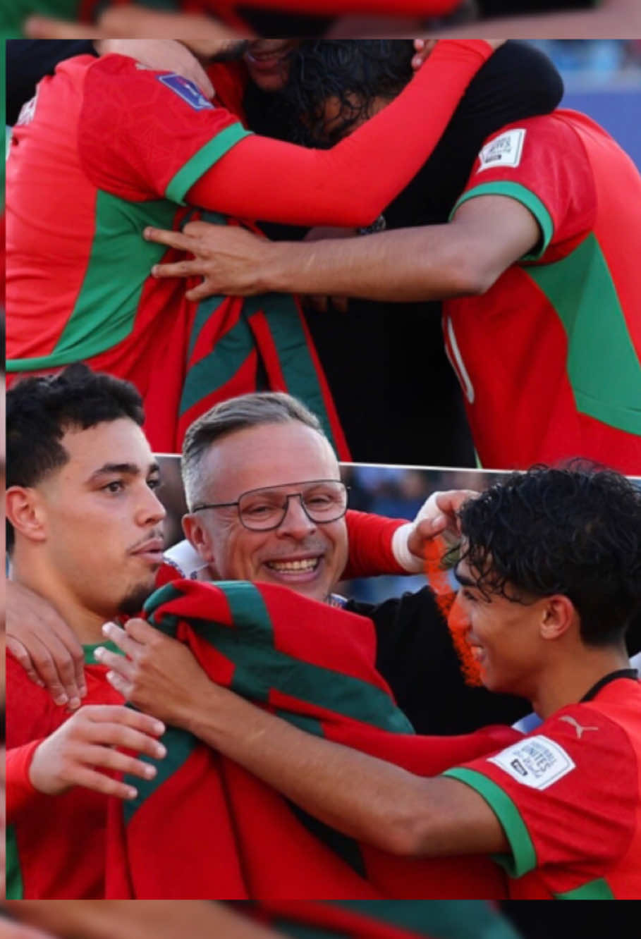 المنتخب المغربي الى نصف النهاية في كاس العالم للشبان بالشيلي #morocco #dimamaghrib #المنتخب_المغربي #المغرب #footballl 