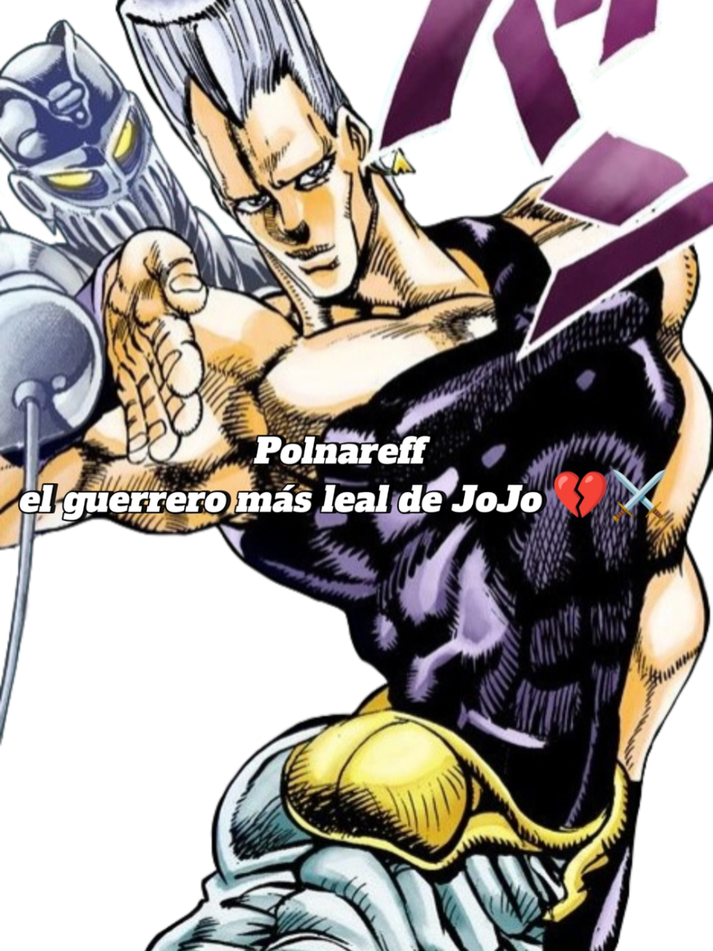 Polnareff: el guerrero más leal de JoJo 💔⚔️  #jojos  #anime  #polnareff 