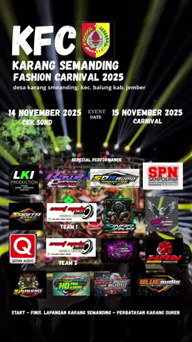 karangsemanding fashion carnival 2025  #karnavalsoundsystem #awetmuda #jemberhoreg 