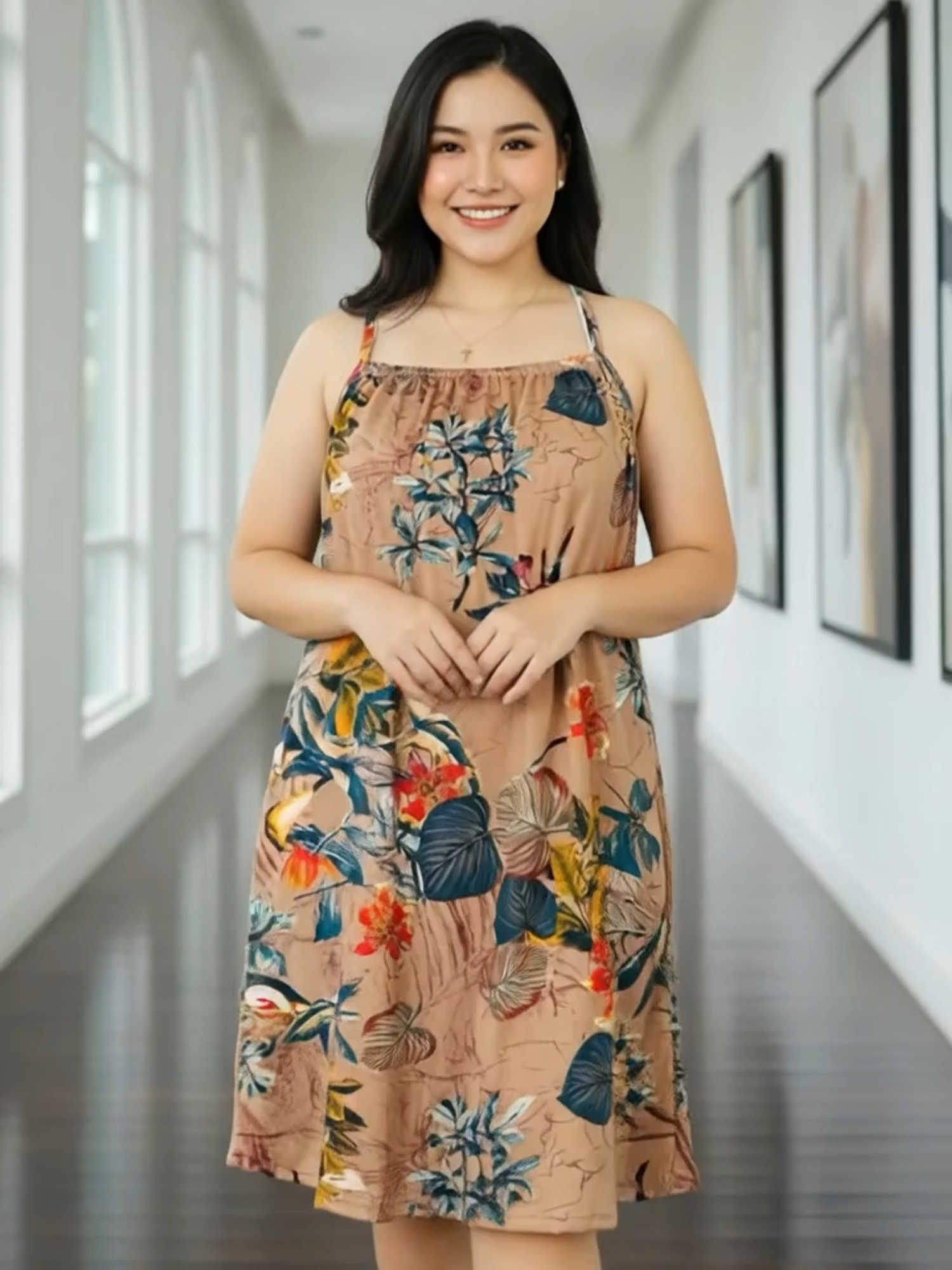 🌸 Stay comfy and cute this summer! 🌼 Ang Plus Size Floral Daster ay gawa sa cotton spandex – presko, stretchy, at may bulsa pa! 💕 Perfect for pambahay or tulog. 💤 Freesize fits M–4XL. 🛒 Add to cart na bago maubos! #fashion #ootd #fashiontiktok #clothes #tiktokshopfashion #ternoset #oversizedtop #skortstyle #coordinatesph #casualwear