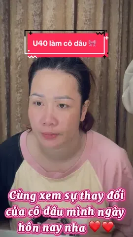 Thay đổi cho cô dâu U40 🫶🏻🫶🏻 do mang bầu nên cô dâu thay đổi nội tiết tố, kèm theo da siêu nhạy cảm cùng xem mình đã thay đổi cho cô dâu ntn nha ❤️❤️❤️#makeupdanang #makeupcodau #bridalmakeup #xuhuong #makeuptannhagiare 