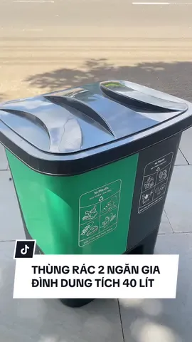 Thùng rác 2 ngăn gia đình #thungracconap #thungracmoitruong #thinhhanh 