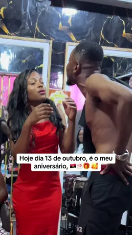 Feliz Aniversário 🎈🎂🎁 pra mim @Lauriany Pedro 🇦🇴 hoje dia 13 de outubro 😍😍😍😍 @Mãe bakongo. ❤️🇦🇴😭  @Clenia Barbie @Floriananachombelasandambongo @ROdma e Lauriany Novo SãoPaulo 