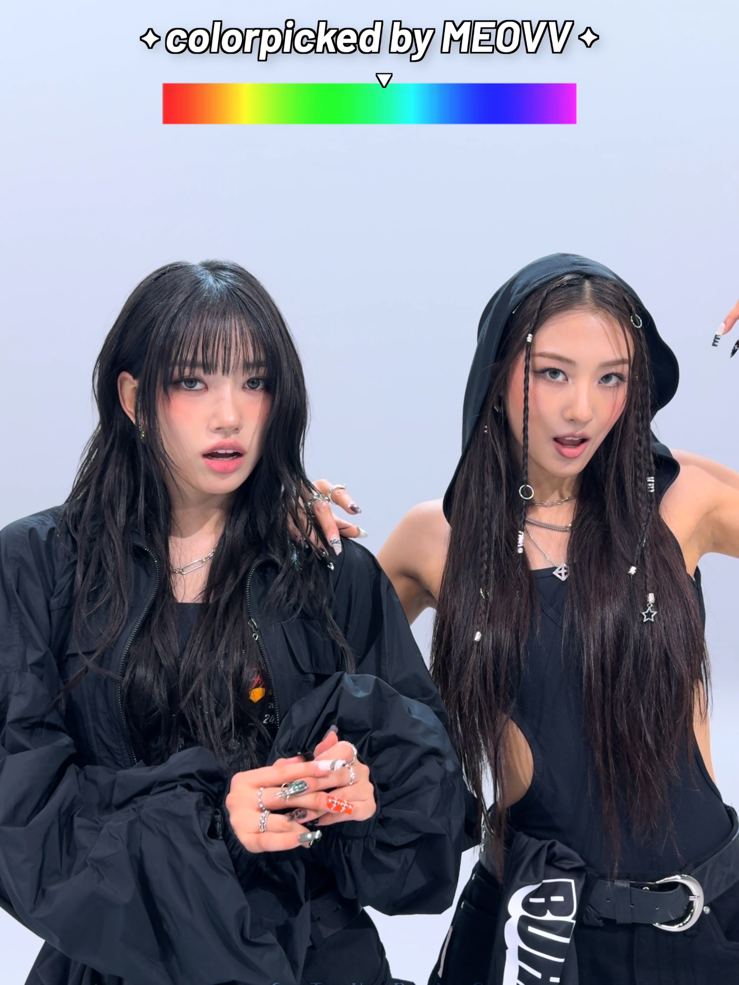 #BURNINGUPchallenge ❤️💛 #ColorPicked by MEOVV #MEOVV #BURNINGUP #미야오 @meovv_official #M2 #STUDIOCHOOM #스튜디오춤