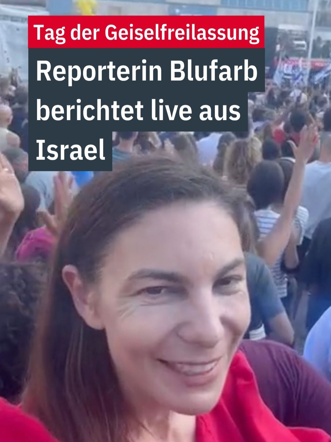 Nach mehr als zwei Jahren Gefangenschaft gibt die Hamas die ersten sieben Geiseln frei. ntv-Reporterin Raschel Blufarb verfolgt die Übergabe und berichtet von 