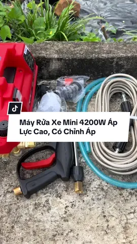 Máy Rửa Xe Mini XPOWER RX-3D 4200W Áp Lực Cao, Có Chỉnh Áp, Chống Giật