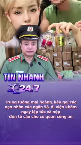 trung tướng mại hoàng giám đốc công an thành phố hồ chí minh chỉ huy chuyên án ngân 98 kêu gọi người hãy đi khám và nộp đơn #tintuc #ngan98 #tintuc24h #tintinhbao #fyp