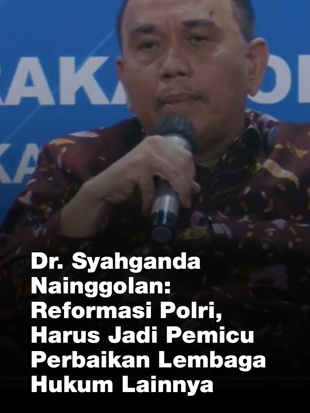 GREAT Institute Dr. Syahganda Nainggolan: 