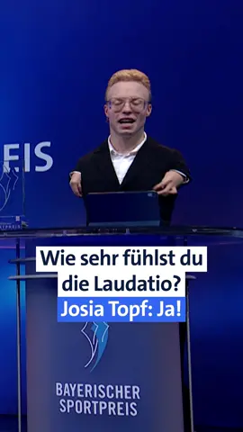 Eine Laudatio, die unter die Haut geht ... 🥺 📺 Die gesamte Verleihung des Bayerischen Sportpreises könnt ihr in der ARD Mediathek unter dem Suchbegriff: 