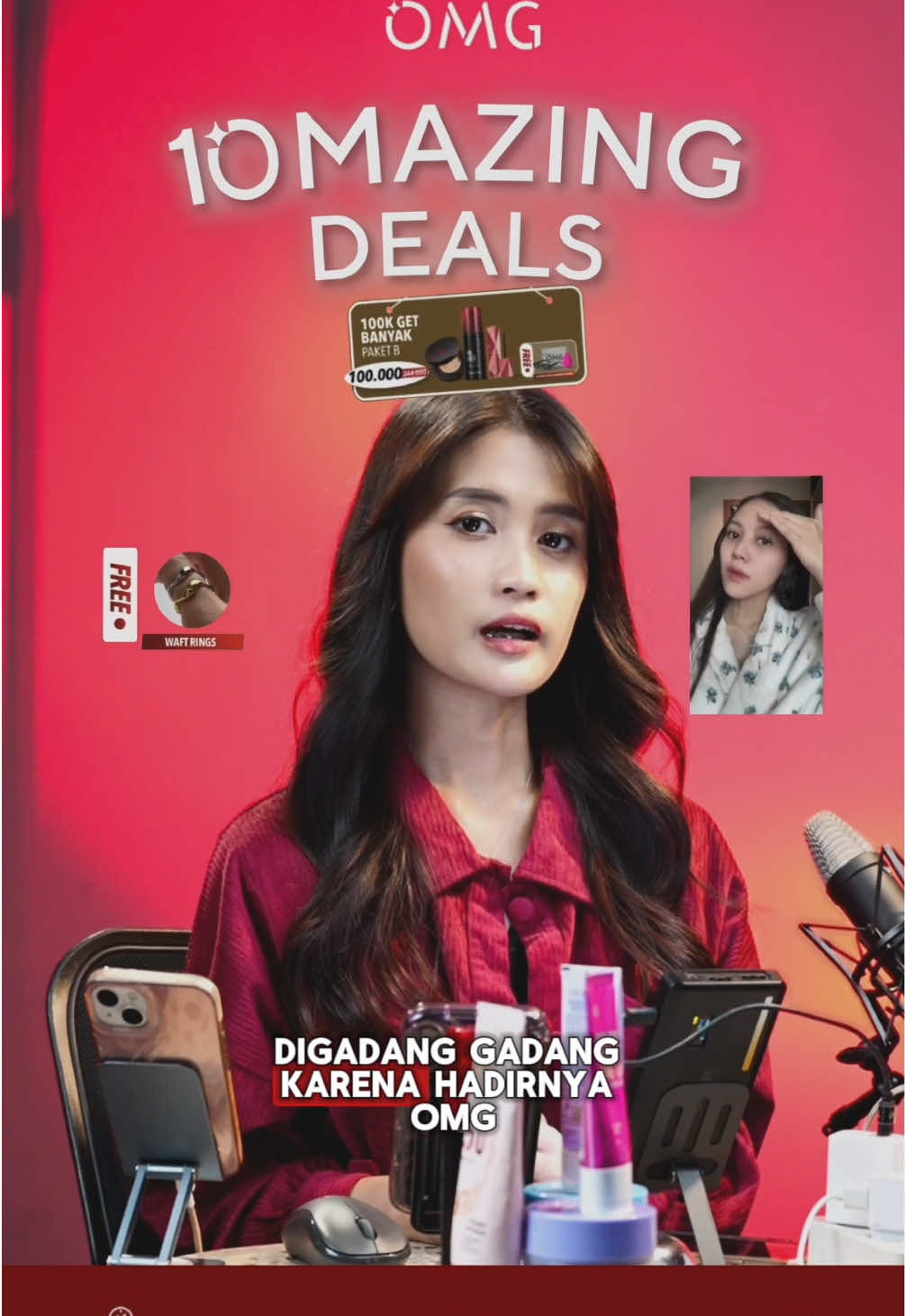 Hadirnya OMG di Dukuh Atas jadi fenomena⁉️ Kok bisa👀 Biar Girlboss gak penasaran, tonton terus GINCU : Pagi-pagi Nebar Cuantik di jam 10 pagi🤩✨ #OMGBeauty #gincuomg #GirlbossTV #promoomg #entertainment 