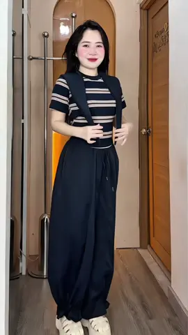 Set 3 Món Quần Boom Kaki QCCC mix áo và khăn #setdoxinh #set3mon #phoidoxinh #xuhuong 