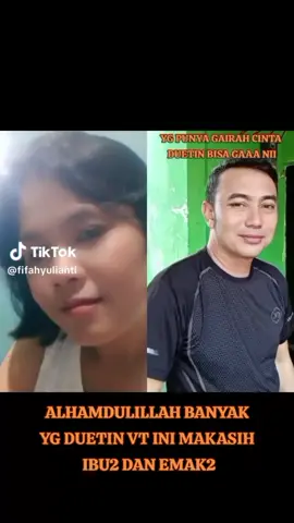 ALHAMDULILLAH BANYAK YG DUETIN VT INI MAKASIH IBU2 DAN EMAK2#cirebon 