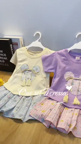 One set gemes anak cewe fix harganya lagi ambyar parah buruan langsung cek keranjang kuning Mimin sekarang!🥰🤏🏻 #fyp #bajuanakmurah #onesetanak 
