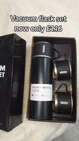 A Set of Stainless Steel Vacuum flask set only £1.16 #foryou #payday #sale #blackfriday 