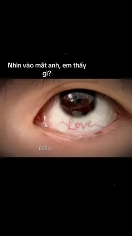Trend chữ Love trên mắt nè… #vinhmc  