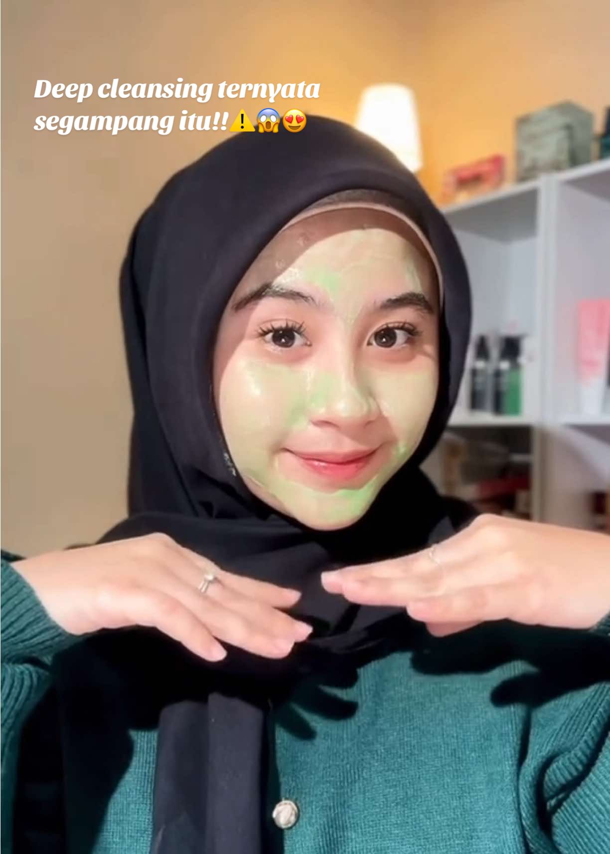 ternyata deep cleansing segampang itu😱 #skincareroutine 