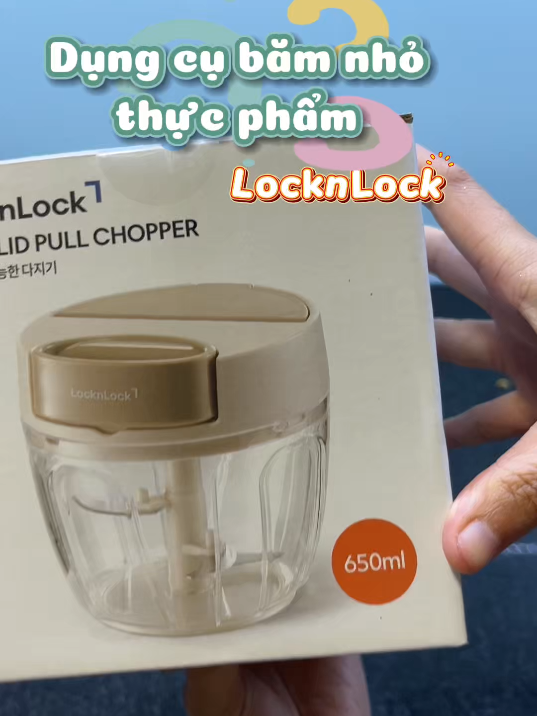 Dụng cụ băm nhỏ thức ăn LocknLock #joymall #joymalllocklockchinhhang #joymallocknlock #hangchinhhang #mienphivanchuyen #chotdontiktok #tiktokmademebuyit #tiktokshopvn #tiktokhome #tikoktech #dungcuxayhanhtoi