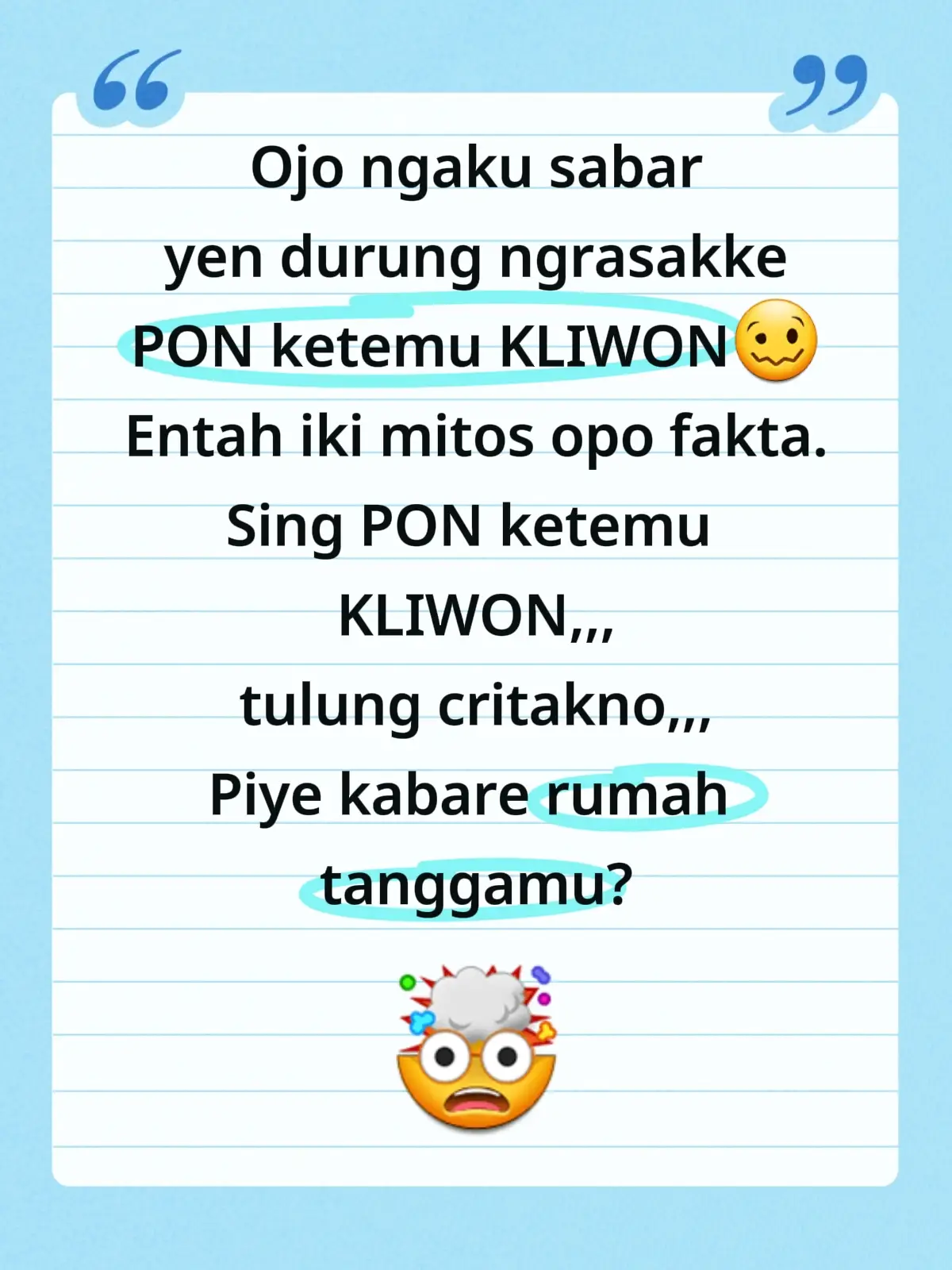Kerahan, apikan, kerahan meneh😅