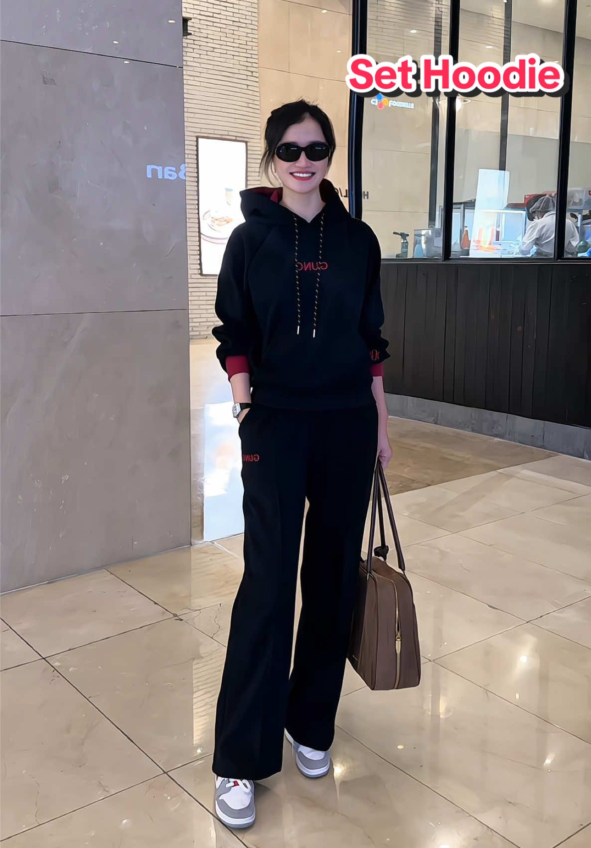 GUNO-Bộ quần áo nỉ NỮ hoodie #setdoxinh #sethoodie #Guno #quynhchanhsa 