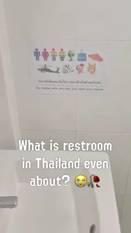 What is restroom in Thailand even about? 😭🥀 #walmartbag #pinocchiop #padoru #padorupadoru #senkosan #senko #restroom #fyp #funny #bathroom #school #fyppppppppppppppppppppppp 