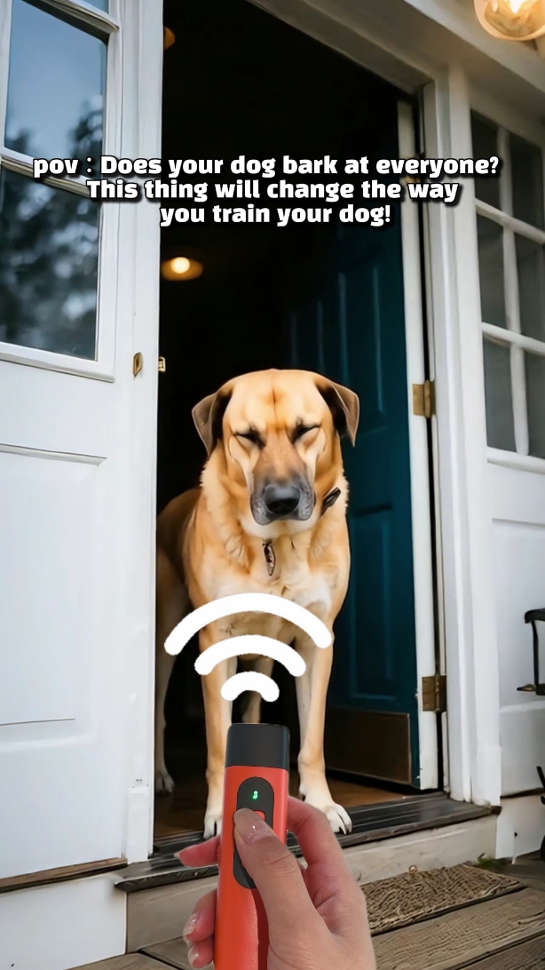 Obedient dog, peaceful owner!#noanimalswereharmed #dogbarkstopper #dogbarkdeterrent #dog #fyp #pets #dogbark
