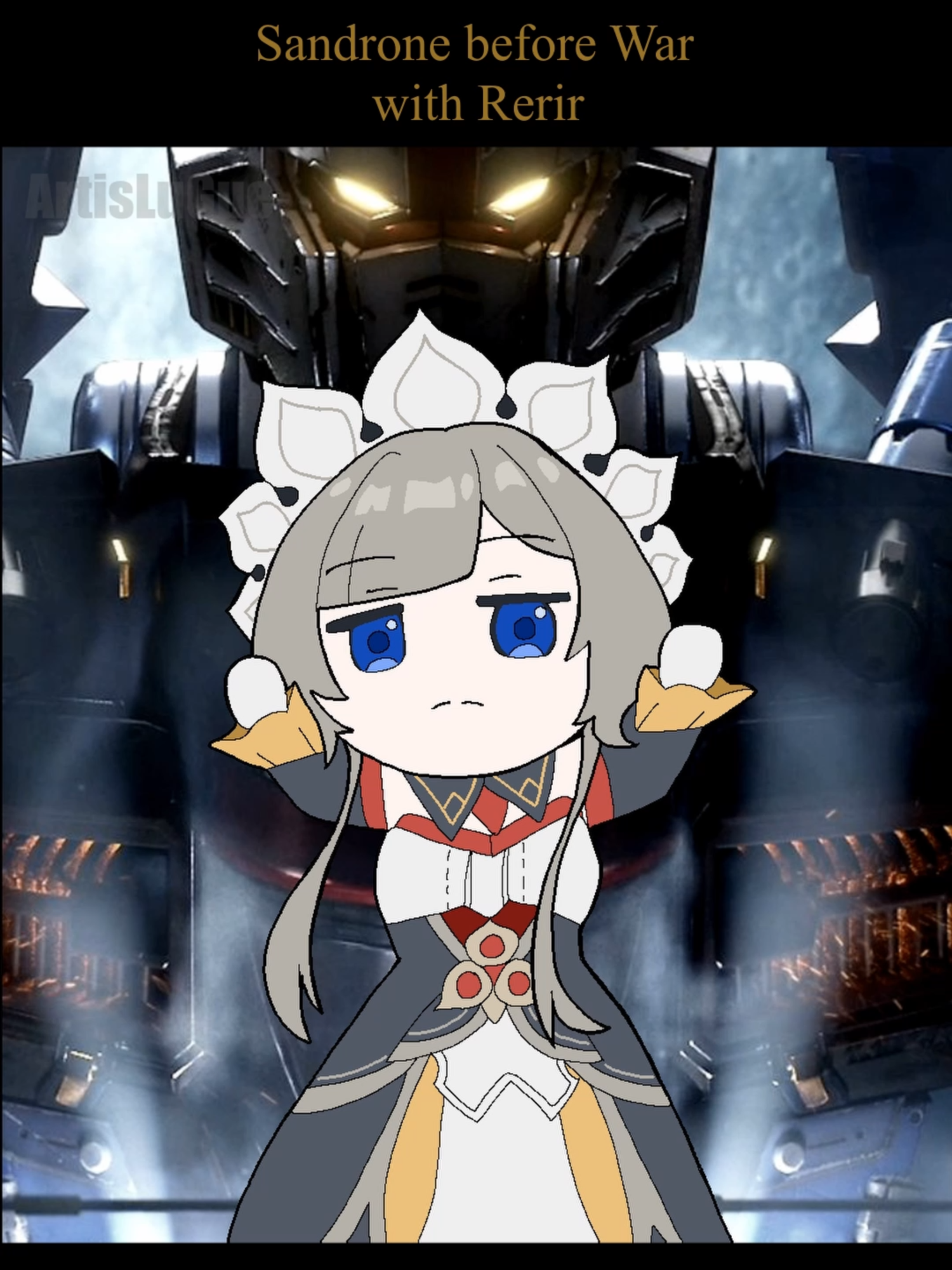 sandrone lonely lonely dance Original: Evernight dance #sandrone#fatui#GenshinImpact #animation #memeses #fyp