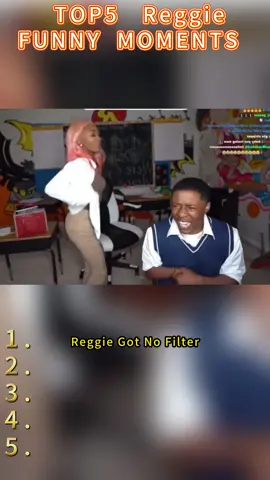 TOP 5 ReggieFUNNY MOMENTS   #reggiefunnymoments #reggiecore#girlhefunny1x